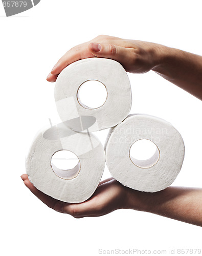 Image of Toilet paper rolls
