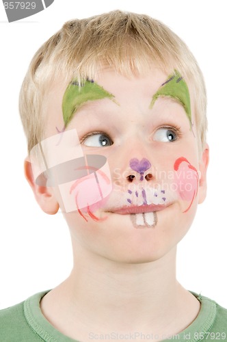 Image of Face Painted Rabbit
