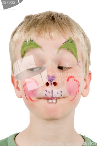 Image of Face Painted Rabbit