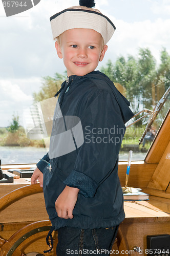 Image of Captain On A Boat