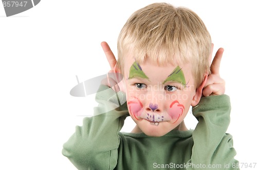 Image of Face Painted Rabbit