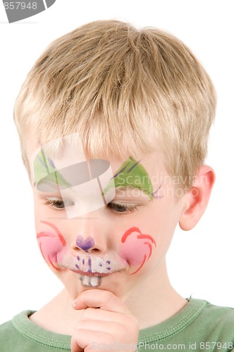 Image of Face Painted Rabbit