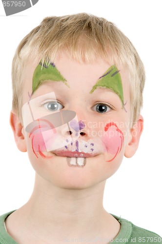 Image of Face Painted Rabbit