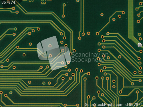 Image of circuti board connections