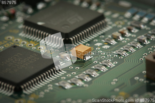 Image of chips on circuit board