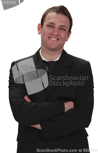 Image of Happy businessman