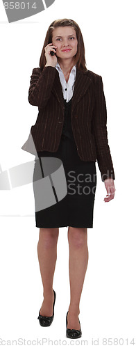Image of Woman on the phone