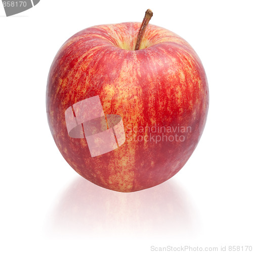 Image of Ripe Red Apple isolated 1