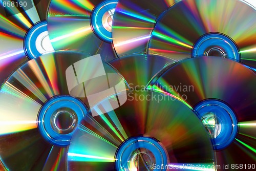 Image of CD or DVD Disks