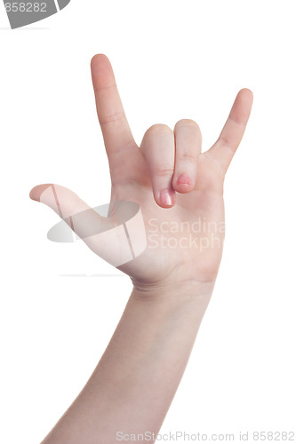 Image of hand sign symbol