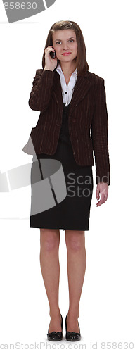Image of Woman on the phone