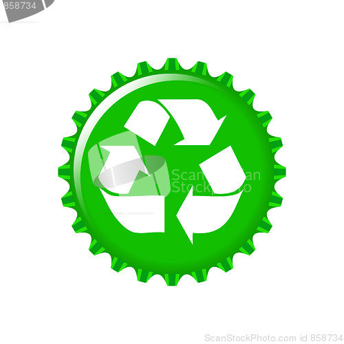 Image of Recycle Cap Illustration