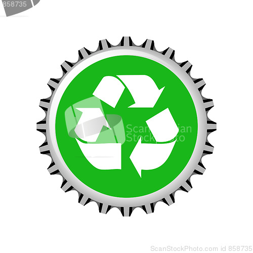 Image of Recycle Cap Illustration