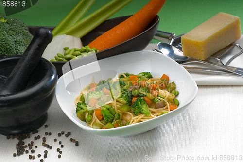 Image of vegetable pasta