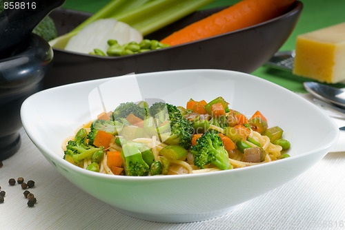 Image of vegetable pasta