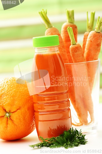 Image of carrot and orange juice