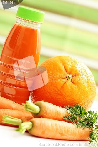 Image of carrot and orange juice