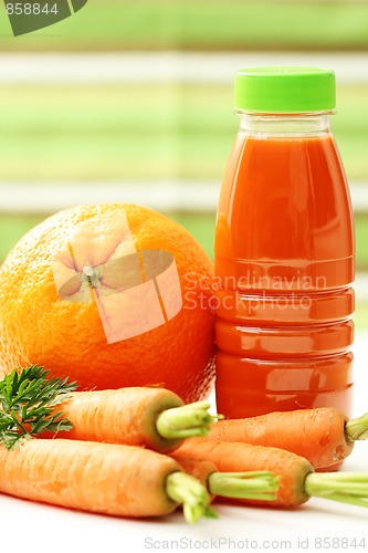 Image of carrot and orange juice