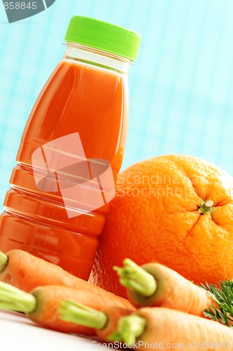 Image of carrot and orange juice