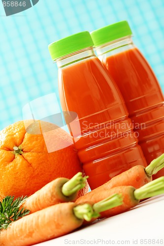 Image of carrot and orange juice