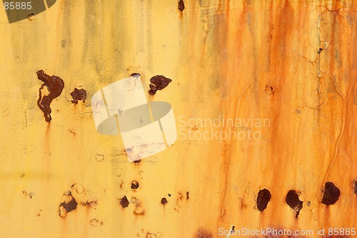 Image of rusting orange background