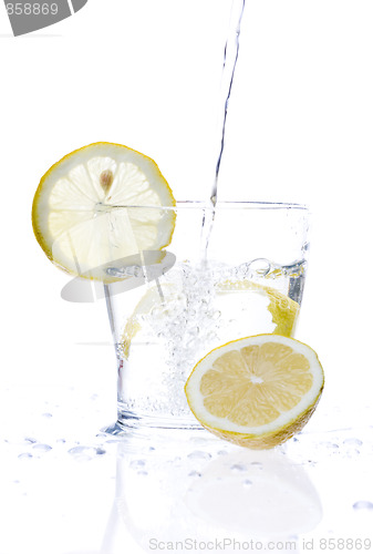 Image of Glass of lemonade