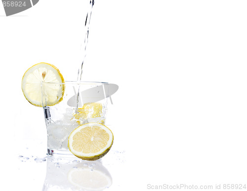 Image of Glass of lemonade