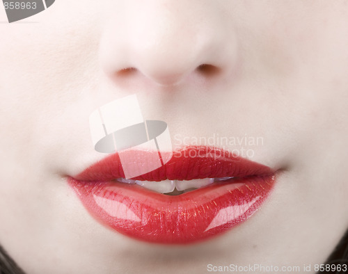 Image of sexy girl lips