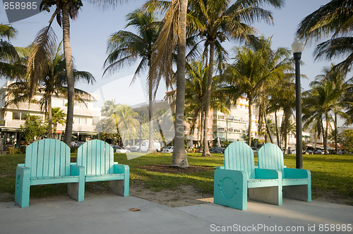 Image of ocean drive  south beach park miami florida