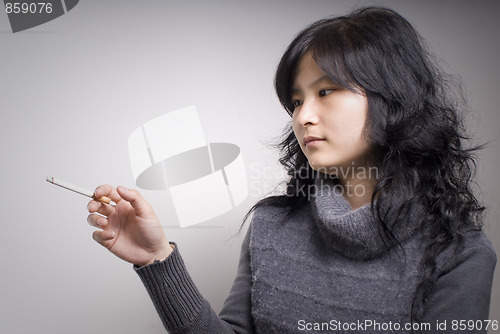 Image of Fashion  smoking women