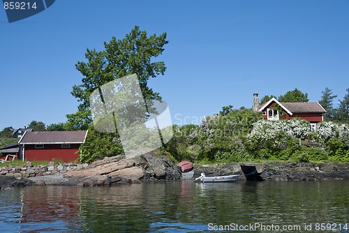 Image of Detail of Oslo Fjord, Norway, May 2009