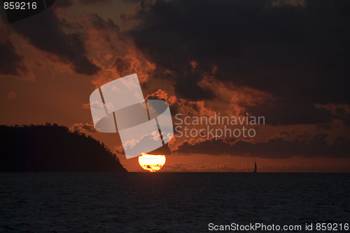 Image of Sunset in the Whitsunday Islands