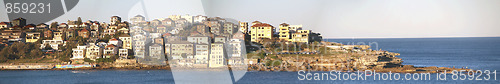 Image of Bondi Beach Panorama in Sydney, Australia