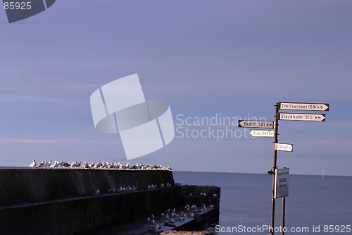 Image of harbour in sweden