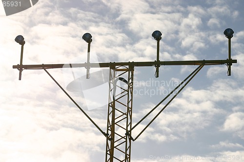 Image of light for airplane