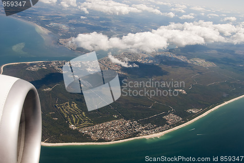 Image of Queensland from the Plane