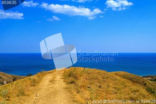 Image of View from the hill on the sea