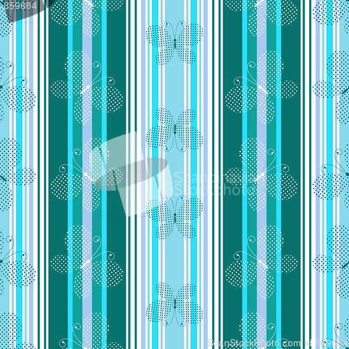 Image of Striped  blue pattern 