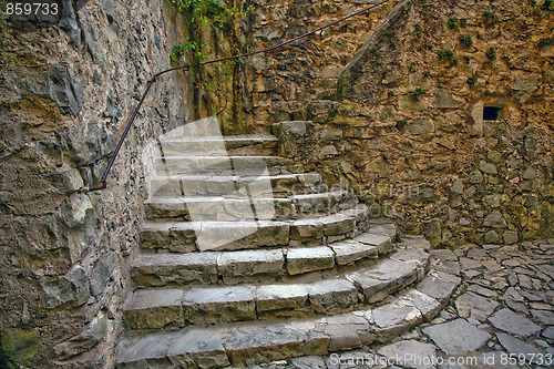 Image of Medieval steps Italy
