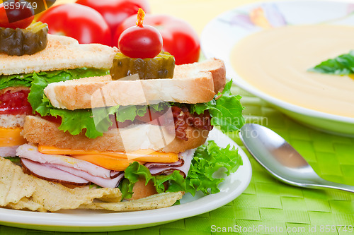 Image of Close up sandwich