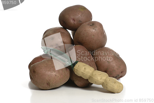 Image of Peeling Potatoes