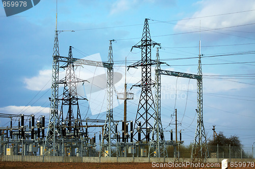 Image of High-voltage substation