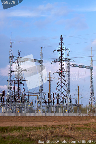 Image of High-voltage substation