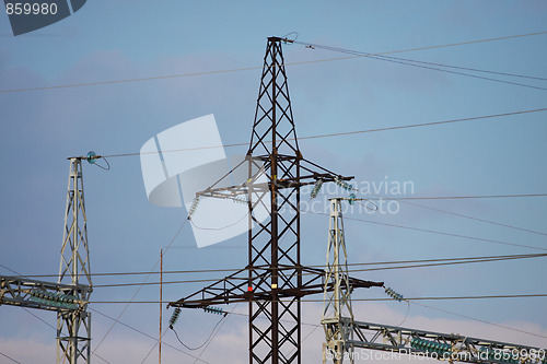 Image of Electric power lines