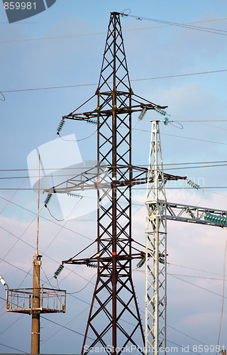 Image of Electric power lines