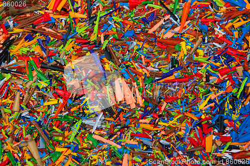 Image of Colorful shavings