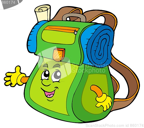 Image of Cartoon backpack