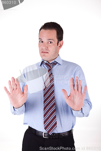 Image of Angry businessman