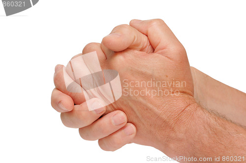 Image of Hands in a position of praying