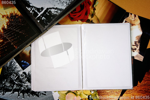 Image of Photo Album with copy space